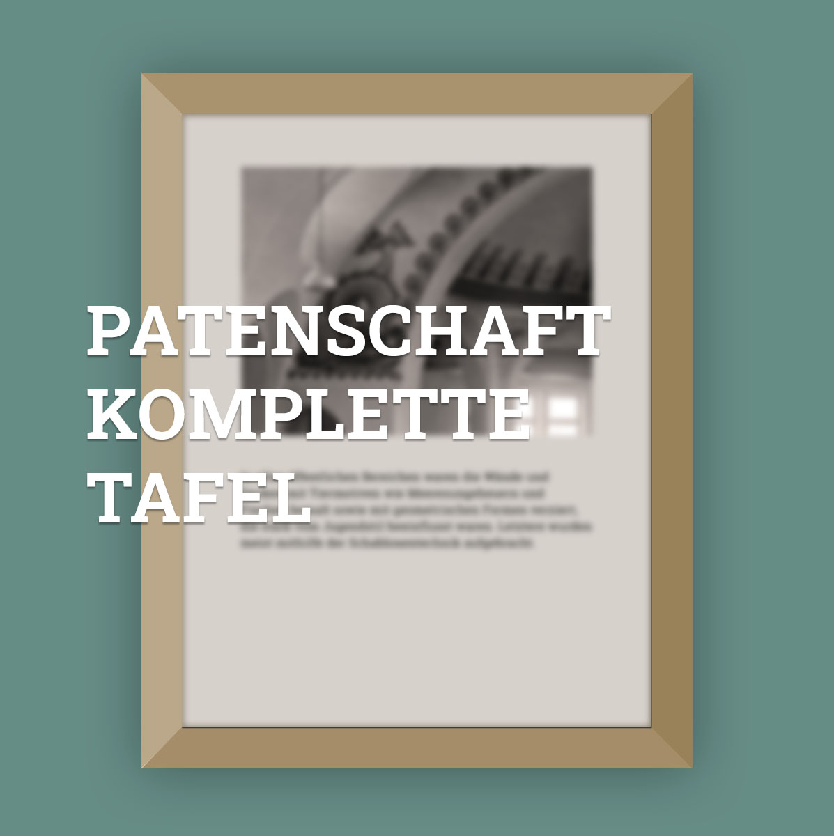 Patenschaft  einer kompletten Tafel für 5.000 €